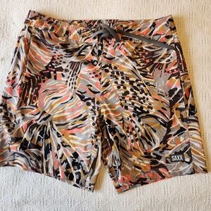 SAXX Betawave 2 in 1 Boardie 17" Men's Swim Trunks Size 32